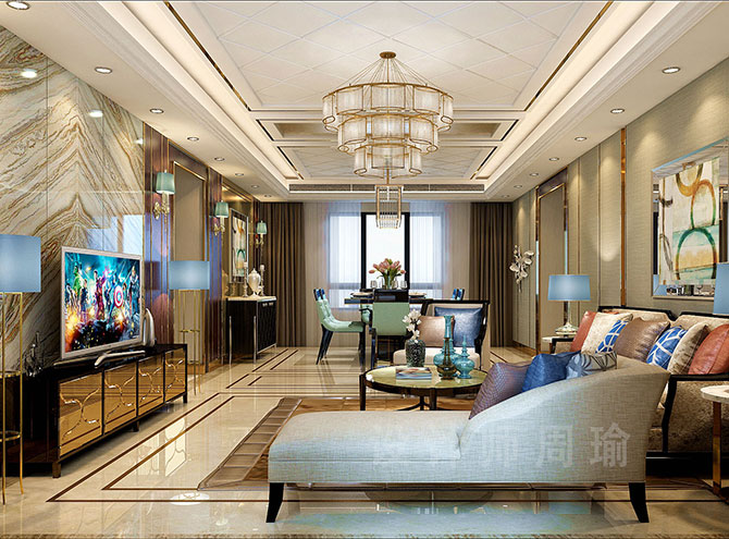 酒店继续操黑丝小骚货世纪江尚三室两厅168平装修设计效果欣赏